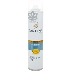 تصویر اسپری حالت دهنده و براق کننده مو ( شماره ۴) ۲۵۰ میل آیس شاین پنتن – pantene 