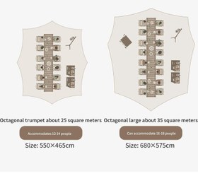 تصویر تارپ کمپینگ NATUREHIKE مدل HEXAGONAL کد C2350WS010 NATUREHIKE C2350WS010 Hexagon