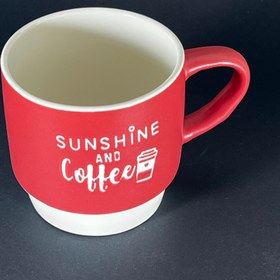 تصویر ماگ سرامیکی طرح sunshine & coffee 