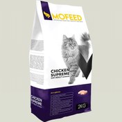 تصویر غذای خشک گربه multi color 8kg برند mofeed cat multi color 2kg