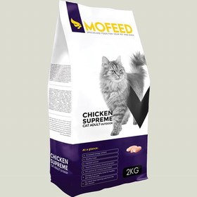 تصویر غذای خشک گربه multi color 8kg برند mofeed cat multi color 2kg