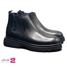 تصویر نیم بوت مردانه چرم طبیعی شمس تبریز کد 3285 