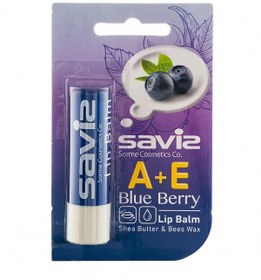 تصویر بالم لب بلوبری ساویز Saviz Blue Berry Lip Balm