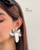 تصویر گوشواره گل بزرگ 