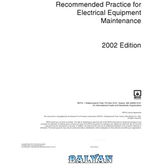 NFPA 70B 2023 Edition – Recommended Practice For Electrical Equipment Maintenance (Paperback, USA Stock)