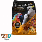 تصویر غذای آجیلی کاسکو طوطی آرا کاکادو کوکو پلاس Coco Pluse Special Food For Parrots