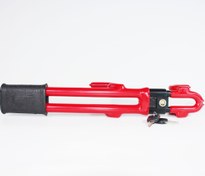 تصویر قفل فرمان دوبل دسته دار 