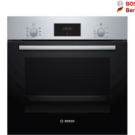 تصویر فر توکار بوش 67 لیتر سری 2 استیل مدل HBF113BR0Q Bosch HBF113BR0Q Serie 2 Built-in Oven 67L Steel 220-240V Hydrolytic