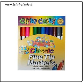 تصویر ماژیک رنگ آمیزی 12 رنگ چیکی چیکی 