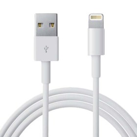 تصویر کابل شارژ آیفون اصلی | iPHONE ORIGINAL Lightning to USB CABLE Original Apple Lightning to USB Cable 1m