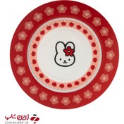 تصویر سرویس چینی 5 پارچه کودک کیتی همراه با لیوان درجه عالی 