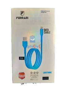 تصویر (فروش تک و عمده)_کابل شارژ lighting (آیفون) فراری مدل A25_(اصلی)(18 ماه گارانتی) 