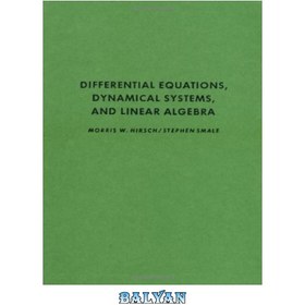 تصویر دانلود کتاب Differential equations, dynamical systems, and linear algebra معادلات دیفرانسیل، سیستم های دینامیکی و جبر خطی