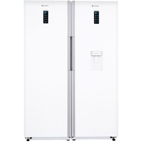 تصویر یخچال فریزر دوقلو اسنوا سری هایپر 38 فوت مدل SN6-SN5-1219 Snowa SN6-SN5-1219SS twin Refrigerator 38ft