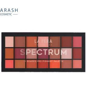 تصویر پالت سایه چشم 21 رنگ لافرا مدل Spectrum 