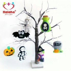 تصویر آویز تزیینی هالوین هیاهو مدل Python مجموعه 7 عددی 