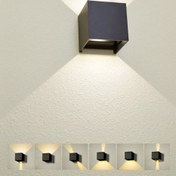 تصویر چراغ دیواری تنظیم شو دمپر دار ۱۰وات آلومینیومی مناسب برای فضای داخلی و بیرونی 