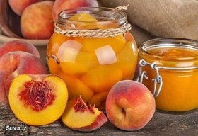 تصویر مربای هلو یک کیلو 