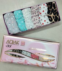 تصویر شورت نخی زنانه لیفه ای آداک جعبه 6 عددی 