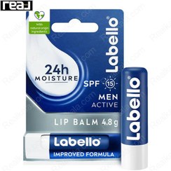 تصویر بالم لب مردانه لابلو مدل MEN ACTIVE حاوی SPF15 حجم 5.5 میل LABELLOMEN ACTIVE SPF15