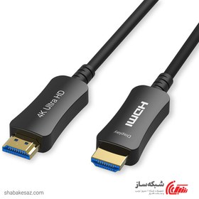 تصویر کابل HDMI v2.0 فرانت فیبر نوری 25 متری 