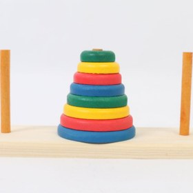 تصویر بازی فکری برج هانوی( Tower of Hanoi) 