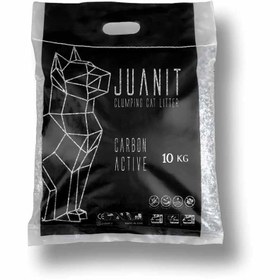 تصویر خاک گربه ژوانیت مدل کربن دار وزن 10 کیلوگرم (فروش فقط در تهران) Juanit carbon active Cat Litter 10kg