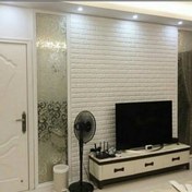 تصویر دیوارپوش فومی پشت چسب دار طرح آجر هلندی ا Wall foom sticker covering Wall foom sticker covering