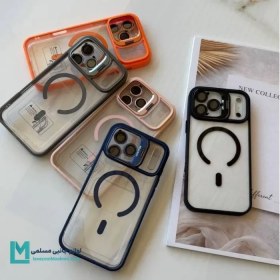 تصویر قاب براکت استندی اورجینال کد C3283 | لوازم جانبی مسلمی - iPhone 15 Pro Max، سرمه ای ارسال رایگان 
