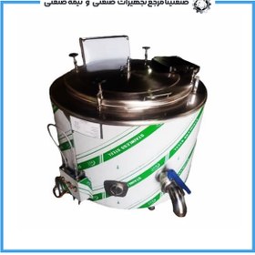 تصویر دیگ سرخ کن صنعتی پارسیان استوانه‌ای دهنه 94 