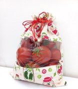 تصویر کیسه نگهداری سبزیجات پارچه ای سه لایه 