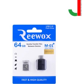 تصویر فلش ریوکس مدل +M-01 ظرفیت 64 گیگابایت USB 2.0/ فلش مموری OTGتایپ C 