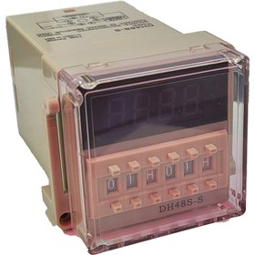 تصویر تایمر دیجیتال دو زمانه مدل DH48S-S 