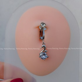 تصویر پیرسینگ ناف فیک 