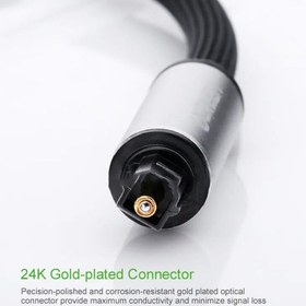 تصویر کابل صدا 1.5 متری اپتیکال یوگرین AV108 ا UGREEN AV108 10542 Toslink 1.5m Optic Audio Cable UGREEN AV108 10542 Toslink 1.5m Optic Audio Cable