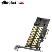 تصویر مبدل M.2 M-Key+M.2 B-Key به PCle 3.0 4X یوگرین مدل CM302-70504 