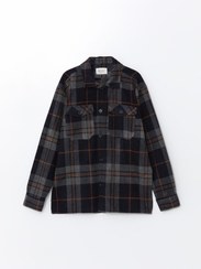 تصویر پیراهن جیب دار مردانه با طرح اکوس مناسب بدن - ال‌سی وایکیکی - LC Waikiki -- 856678275- اورجینال 