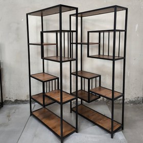 تصویر استند فلز و چوب 