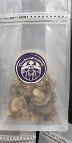 تصویر قارچ شیتاکه پرورشی خشک بسته 100 گرمی shiitake mushroom dried