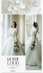 تصویر لباس عروس فلورا 