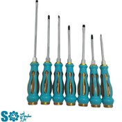 تصویر پیچ گوشتی ضربه خور کیفی 7 عددی – مدل سولا SOLA - این محصول دارای انواع مختلف رنگ بندی متفاوت می‌باشد Sola