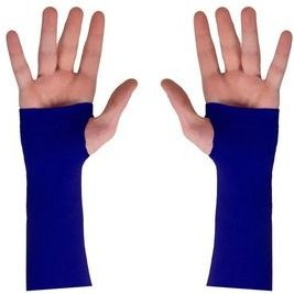 تصویر زانو بند والیبال آبی مردانه و زنانه انگشت پاسگاه بدن 2 L اندازه Avessa 