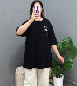 تصویر تیشرت لانگ گربه 