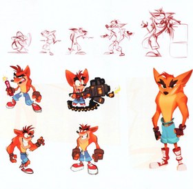 تصویر آرت بوک The Art of Crash Bandicoot 4: It's About Time 