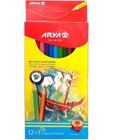 تصویر مدادرنگی ۱۲+۱ آریا 