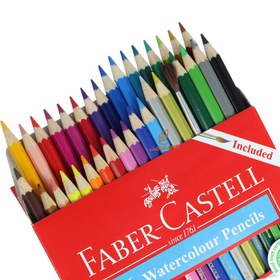 تصویر مداد آب رنگی فابر کاستل 36 رنگ جعبه مقوایی مداد آب رنگی فابر کاستل 36 رنگ جعبه مقوایی