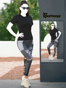 تصویر ست تیشرت لگ ورزشی زنانه Reebok کد 003 Reebok womens leg sports tshirt set code 003