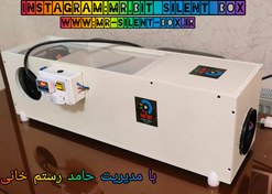 تصویر سوپر سایلنت باکس تک ظرفیتی دو فنه دمنده و مکنده فول آپشن بدون کنترل از راه دور M30.M50 Super silent box