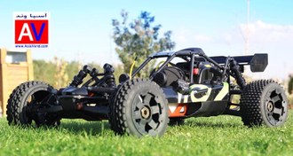 تصویر ماشین کنترلی بنزینی باجا مدل BAJA 5B – مقیاس بزرگ، قدرت بالا، مناسب آفرود Baja 5B Gasoline RC Car – Large Scale, High Power, Suitable for Off-Road