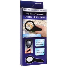 تصویر ذره بین بزرگ چراغدار TH-600559 